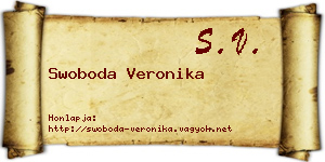 Swoboda Veronika névjegykártya